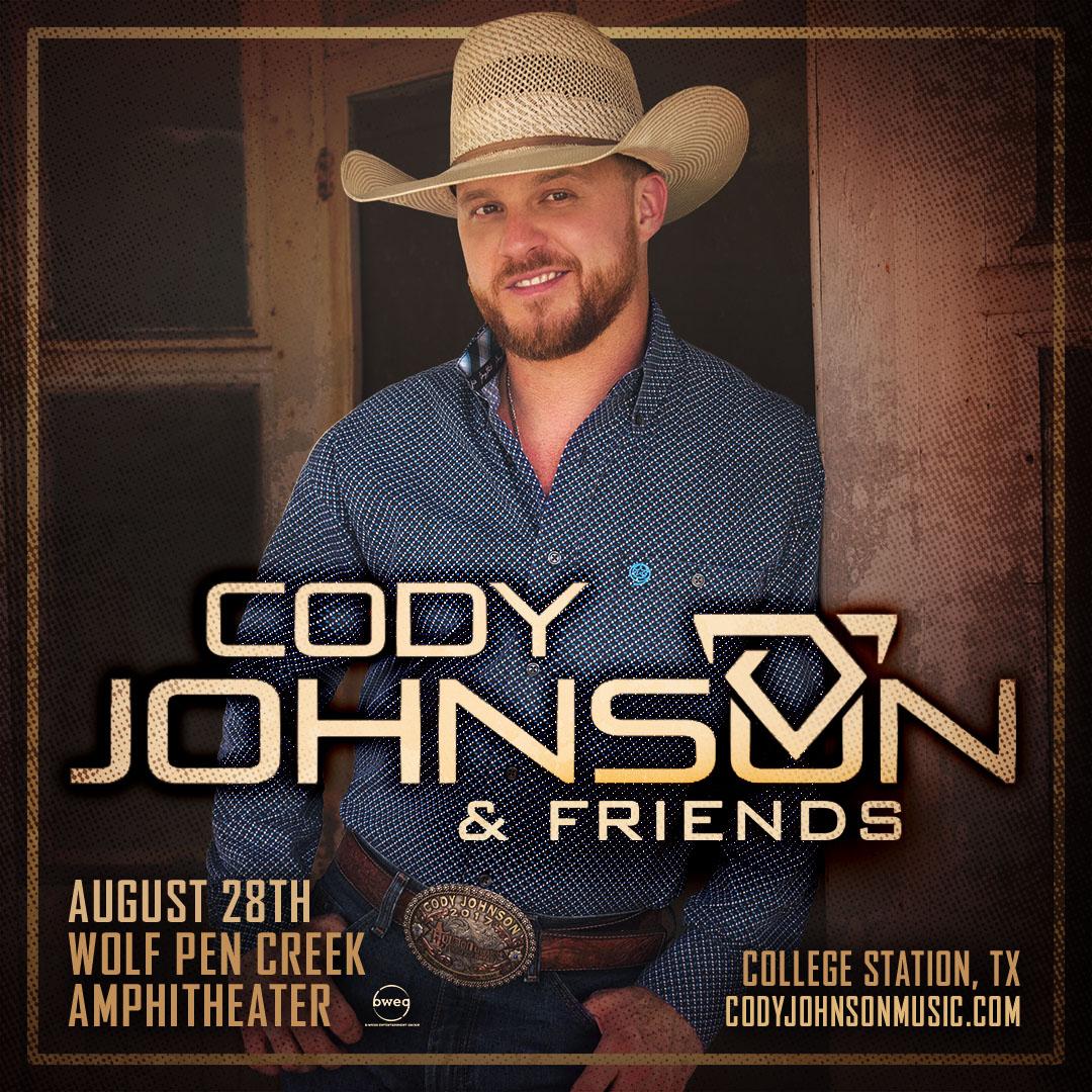Aggie's Back to School Bash with Cody Johnson and Friends! BCS Calendar