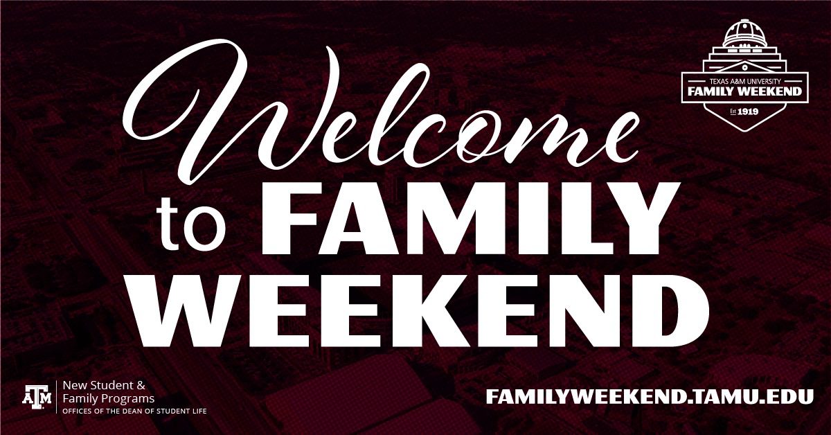Family Weekend 2022 BCS Calendar
