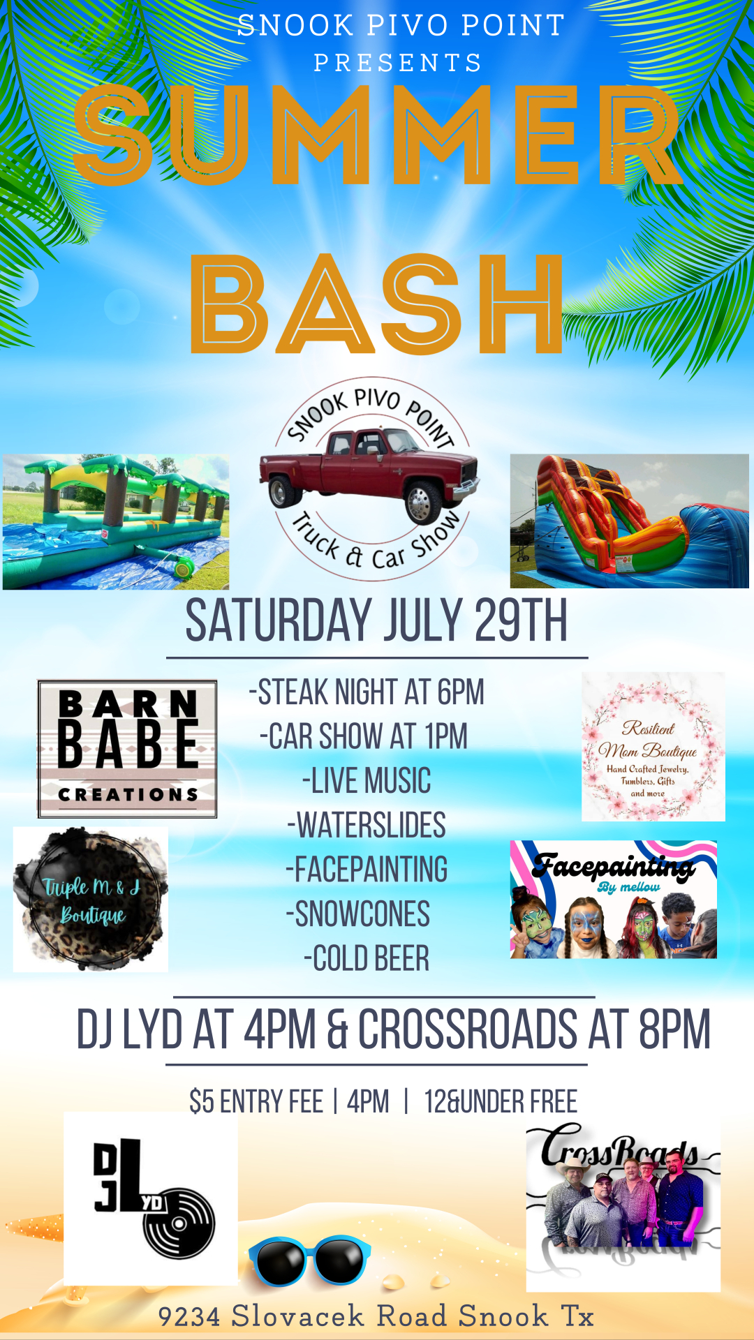 Summer Bash at Pivo Point - BCS | Calendar